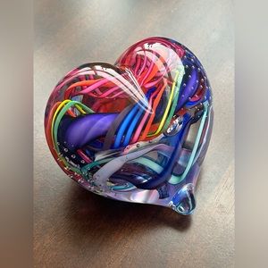 Glass decor - handblown heart